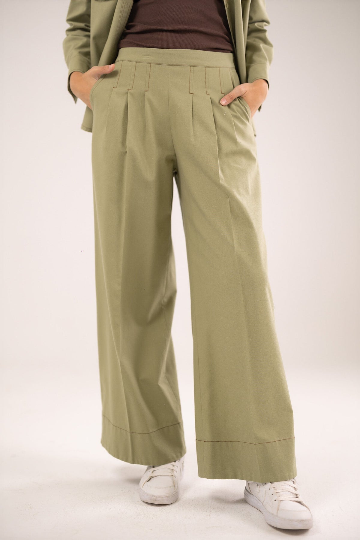 Wide-Leg Trousers