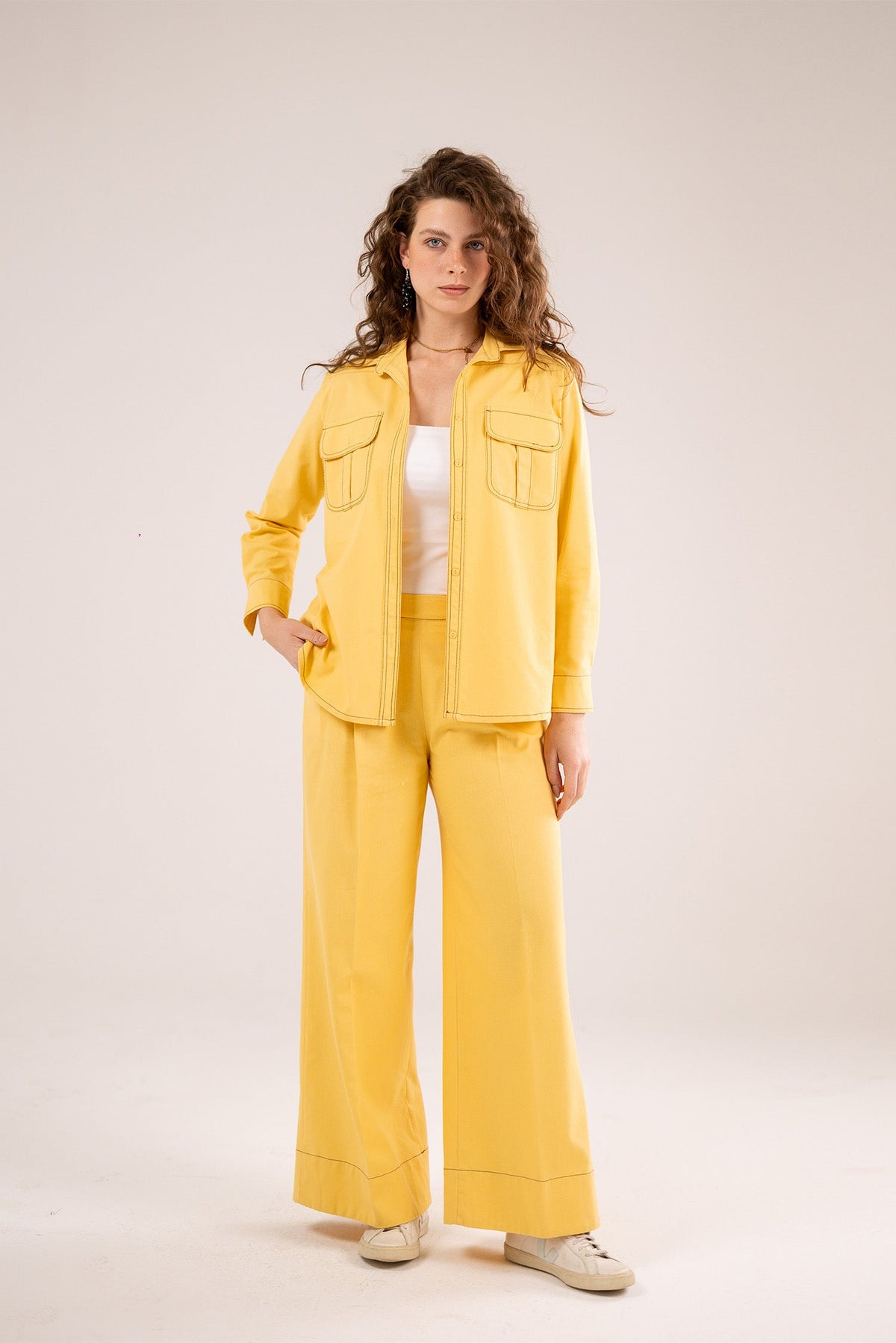 Wide-Leg Trousers