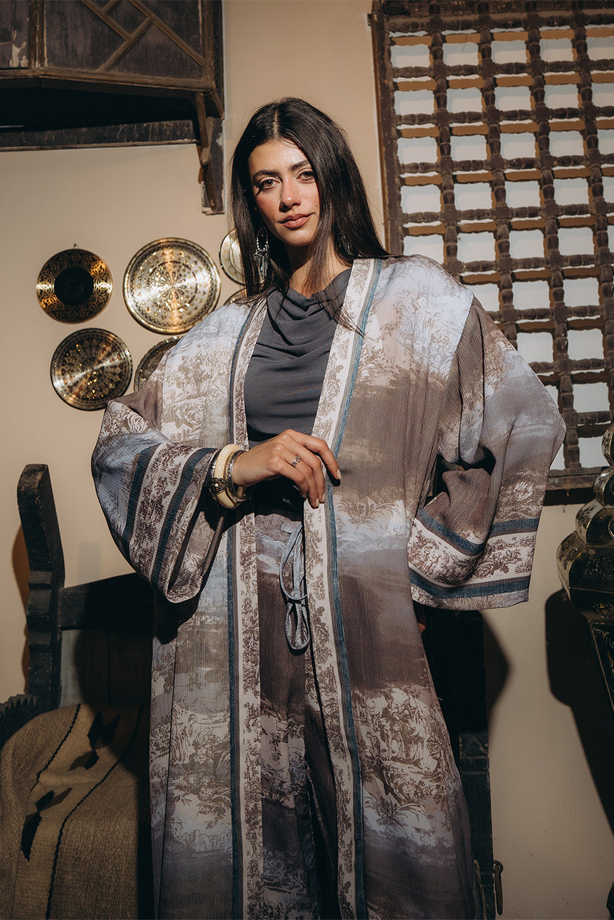 Printed Kimono