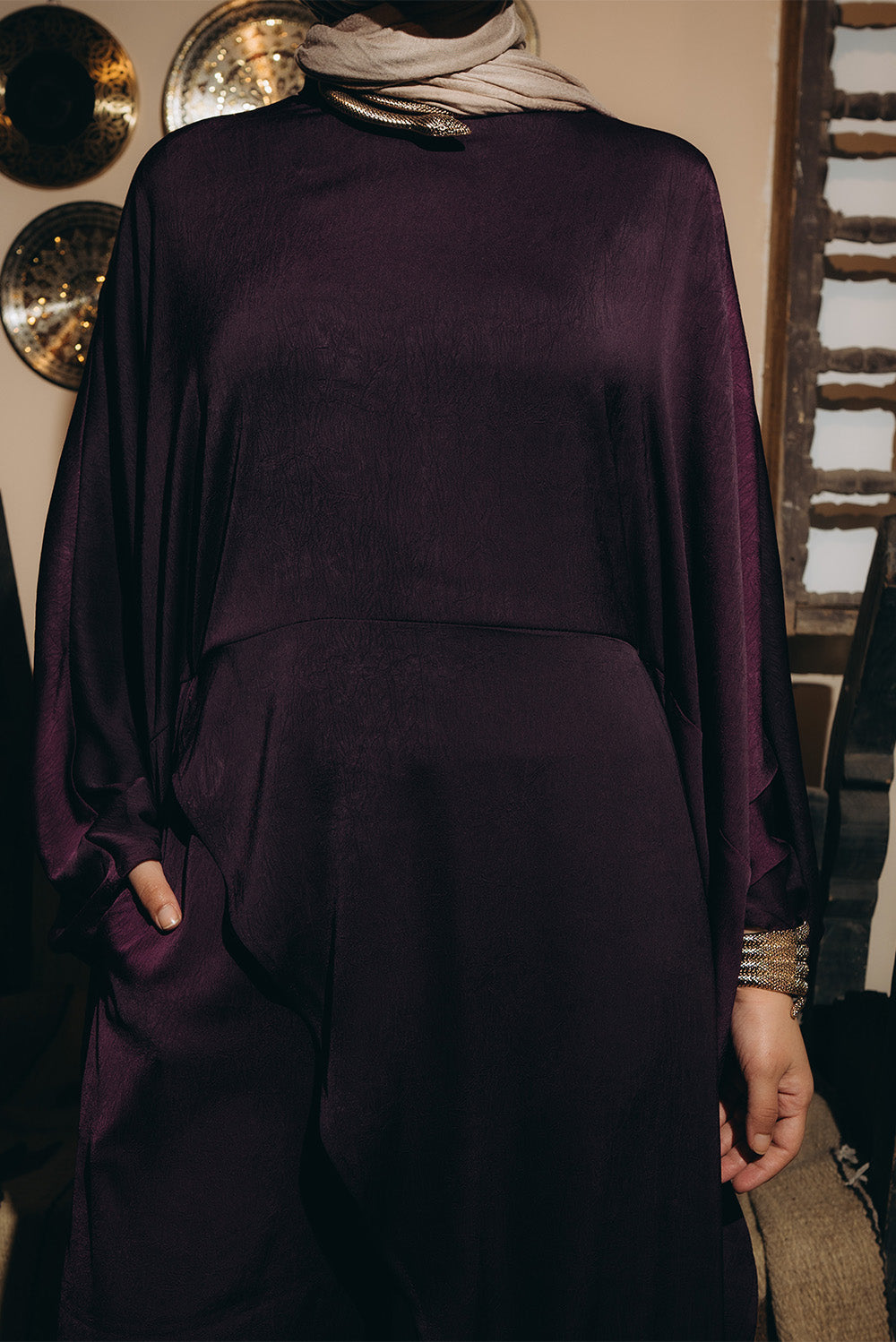 Flowing Kaftan Dress