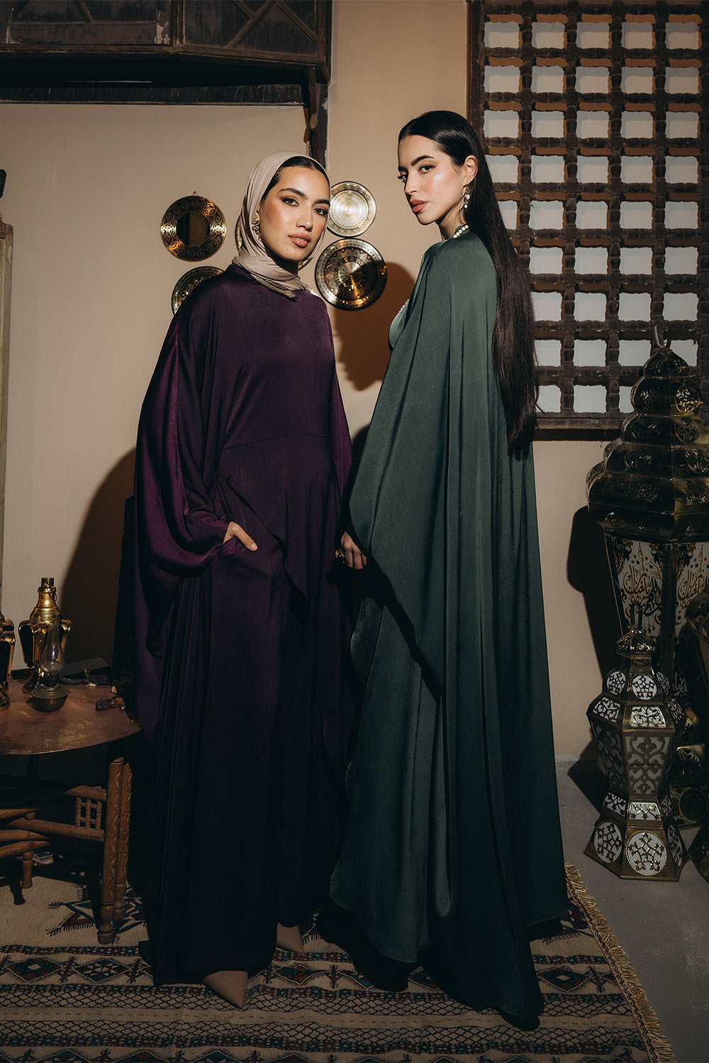 Flowing Kaftan Dress