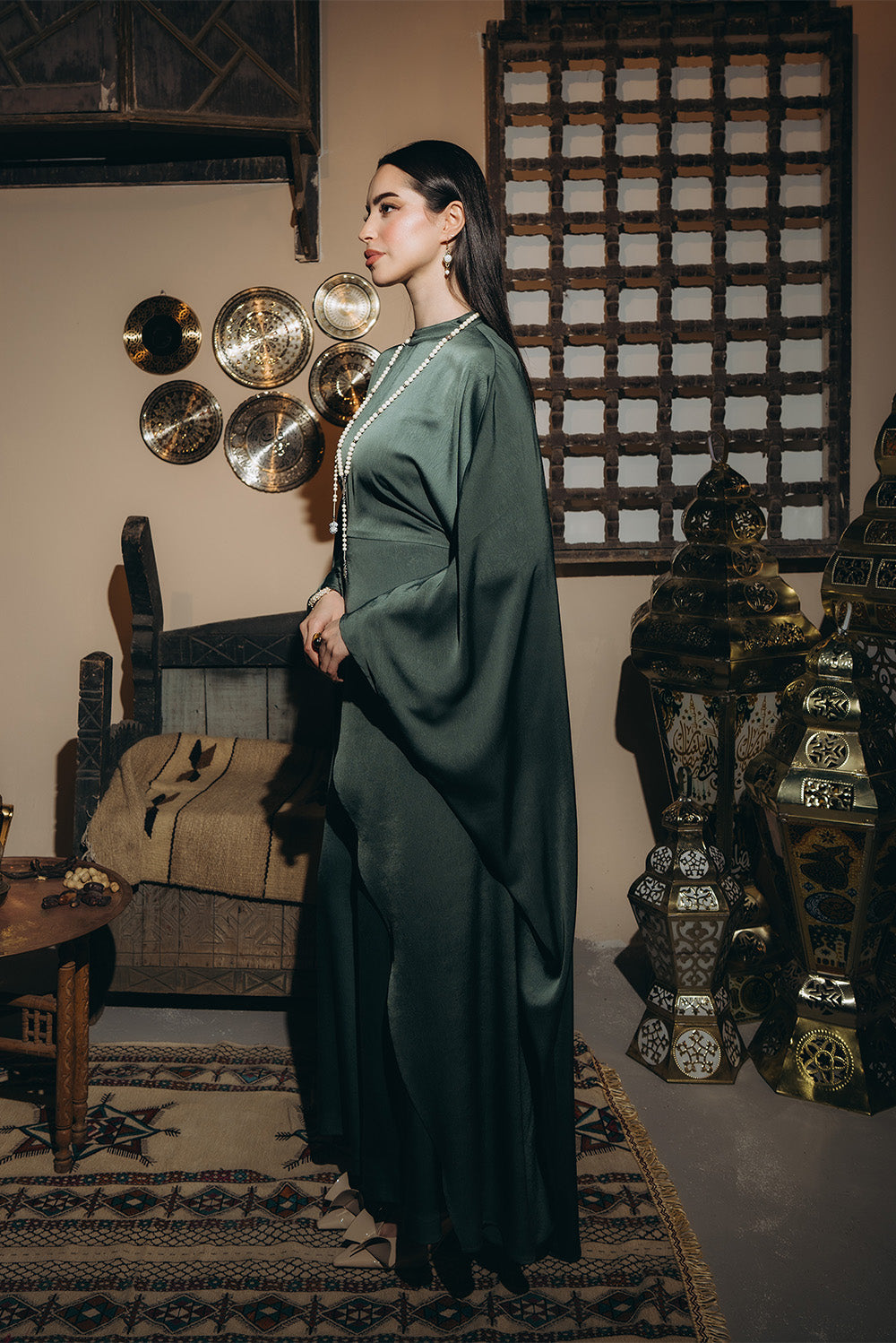 Flowing Kaftan Dress