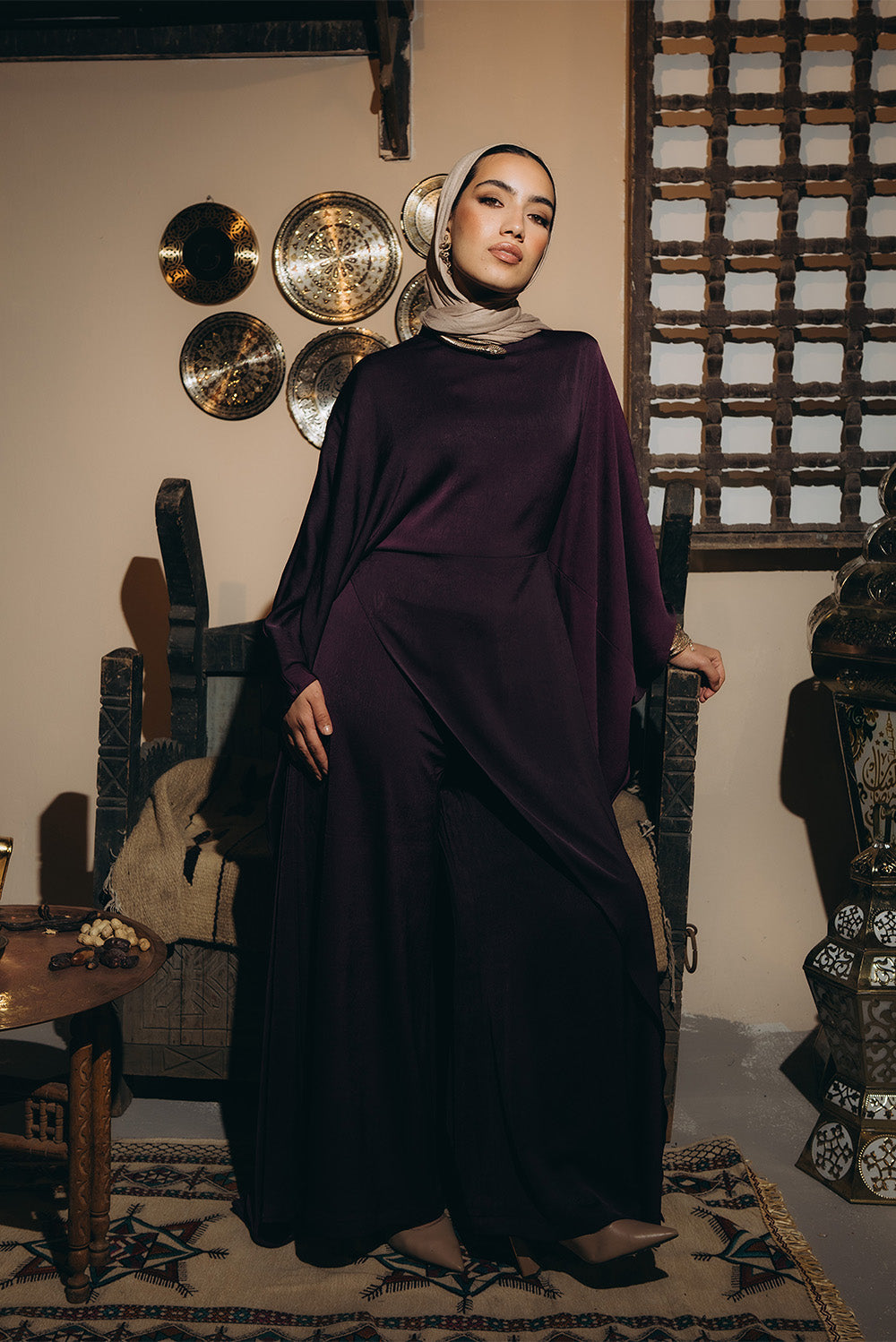 Flowing Kaftan Dress