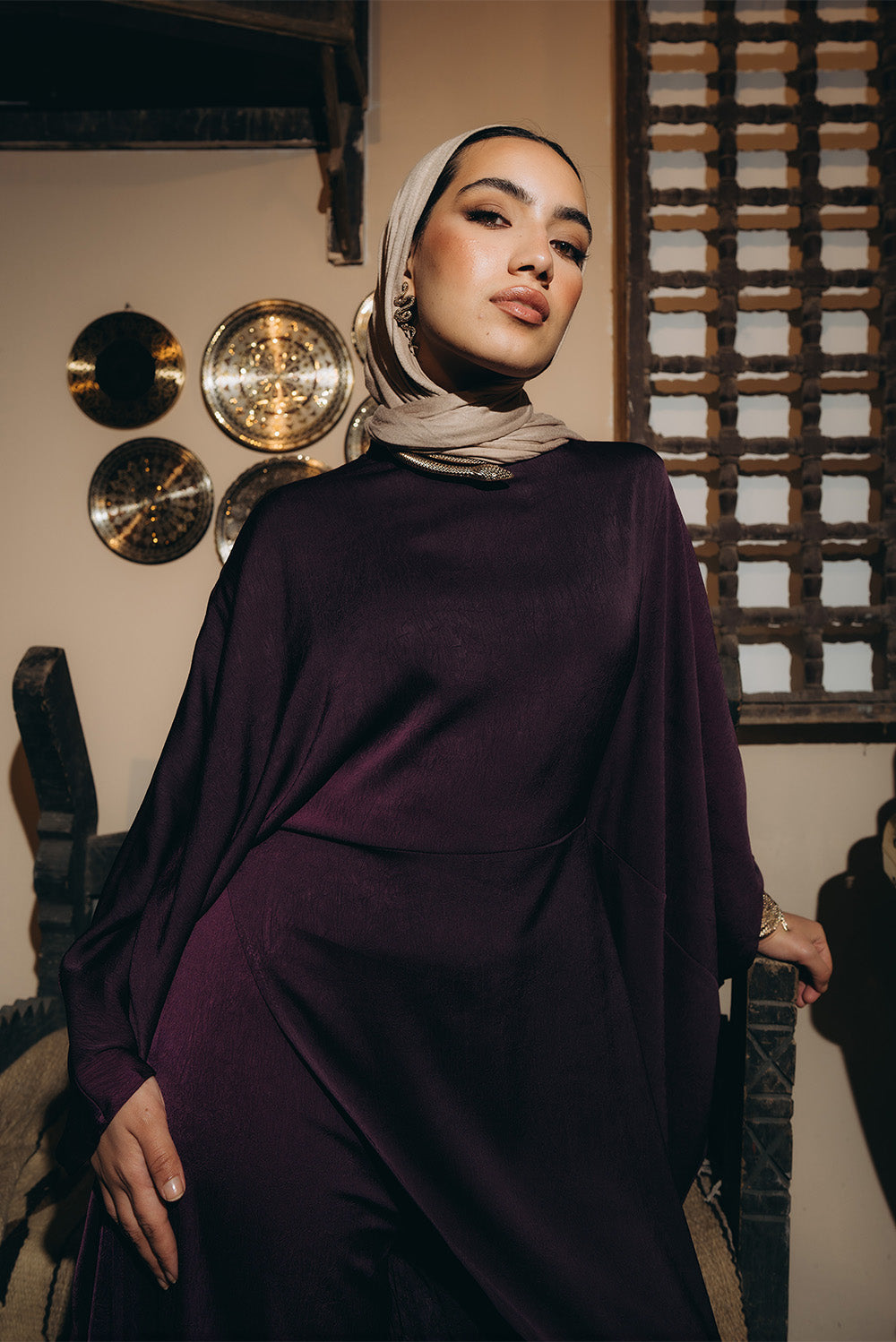 Flowing Kaftan Dress