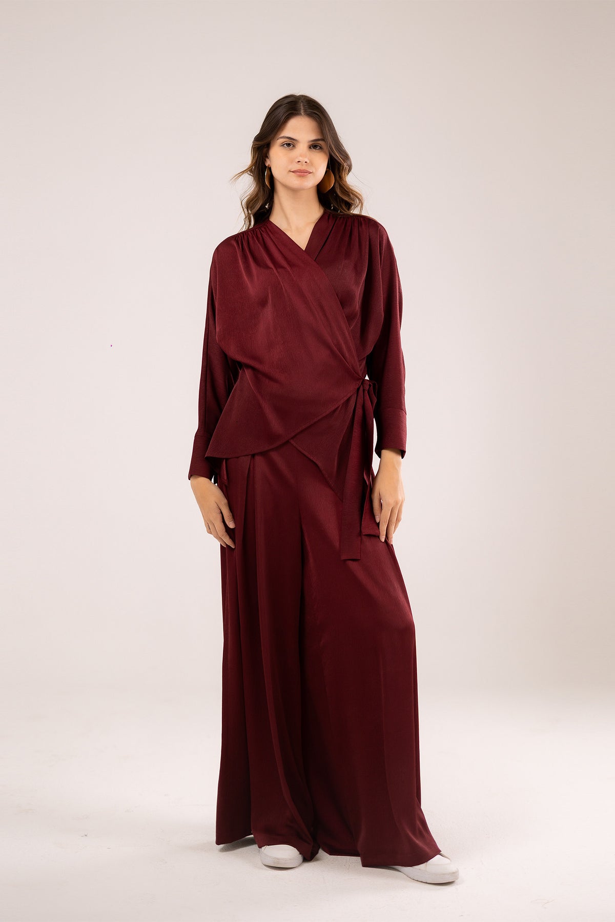 Loose Wrapped Blouse