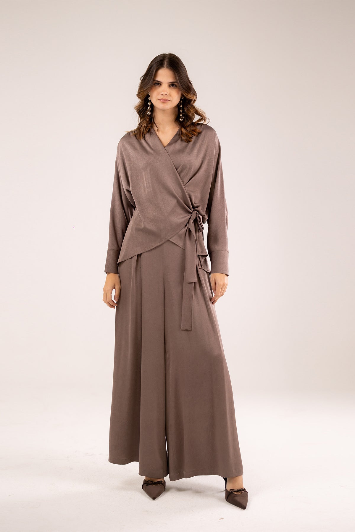 Loose Wrapped Blouse