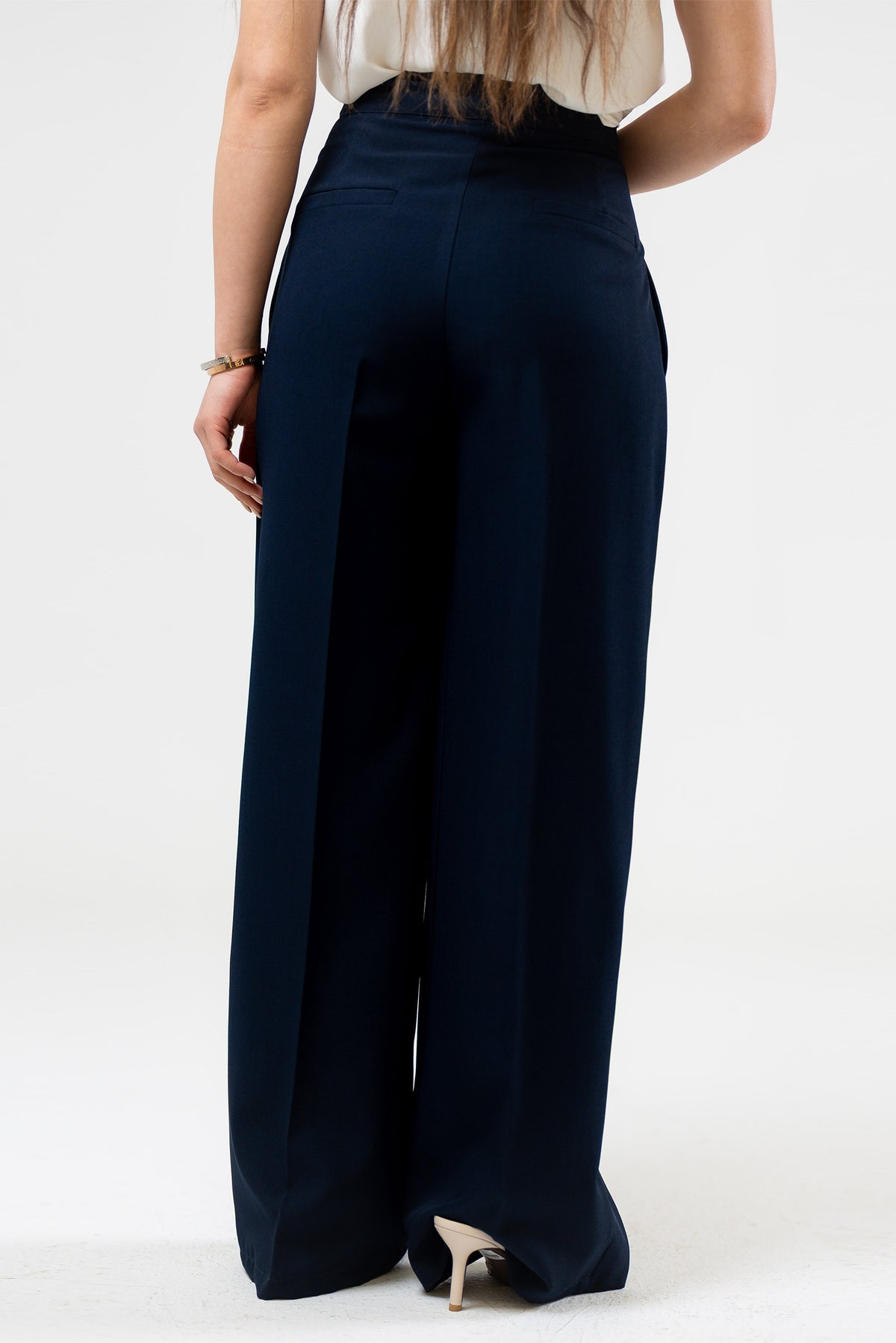 Wrap Wide-Leg Pants