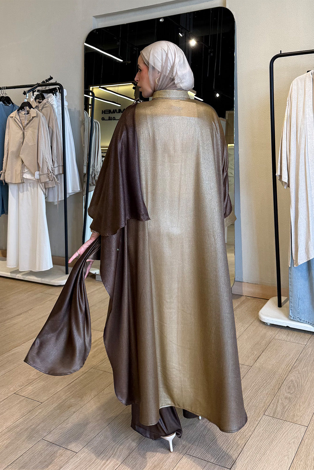 Elegant Gradient Long Shirt