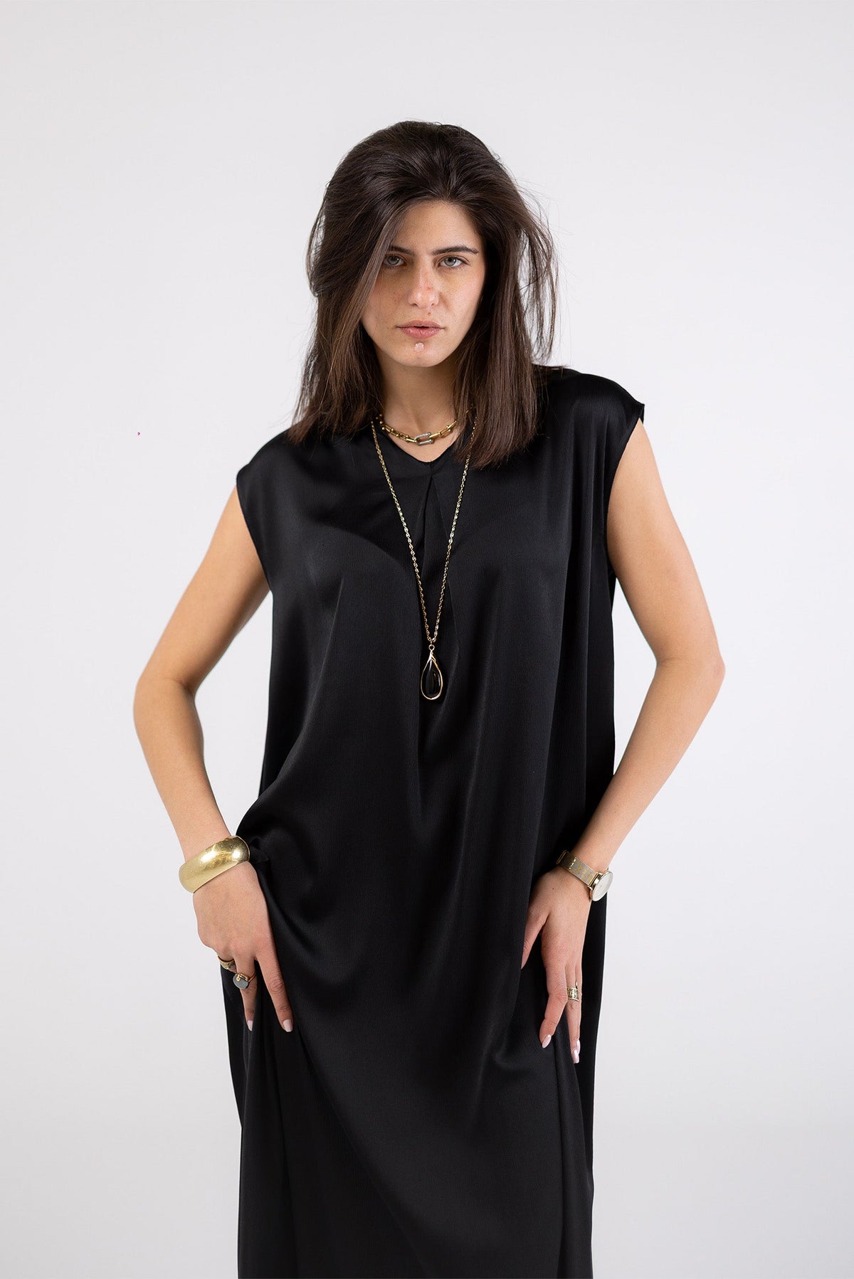 Basic Satin Dress
