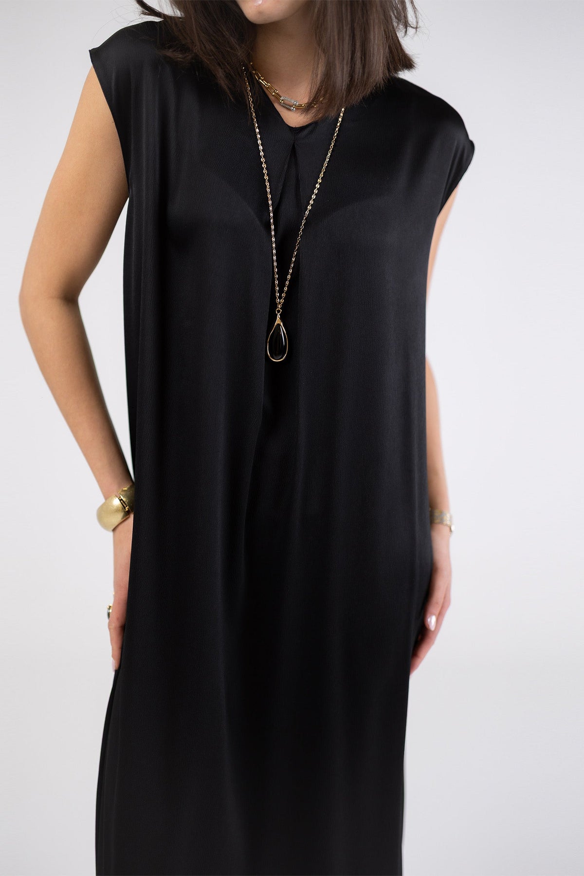 Basic Satin Dress