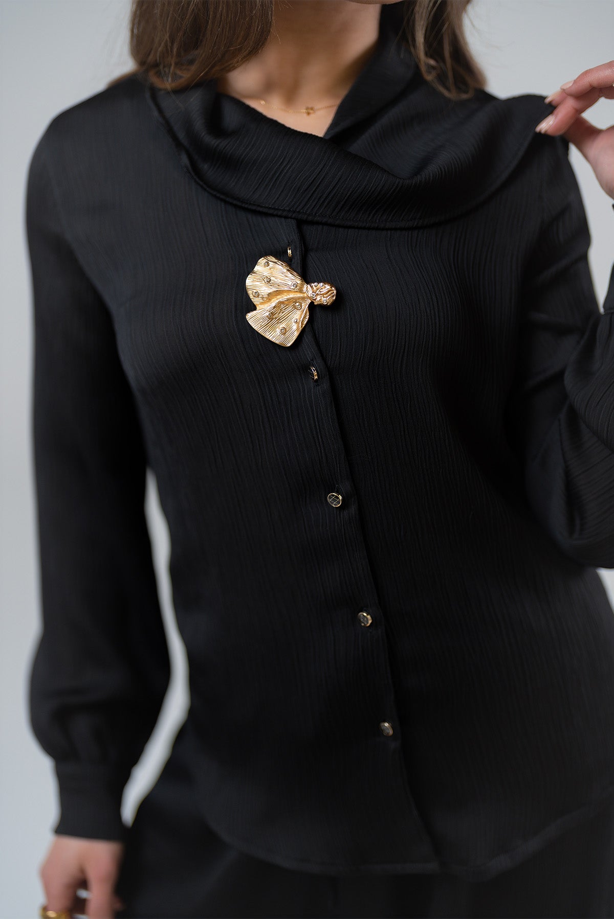 Soft Satin Shirt