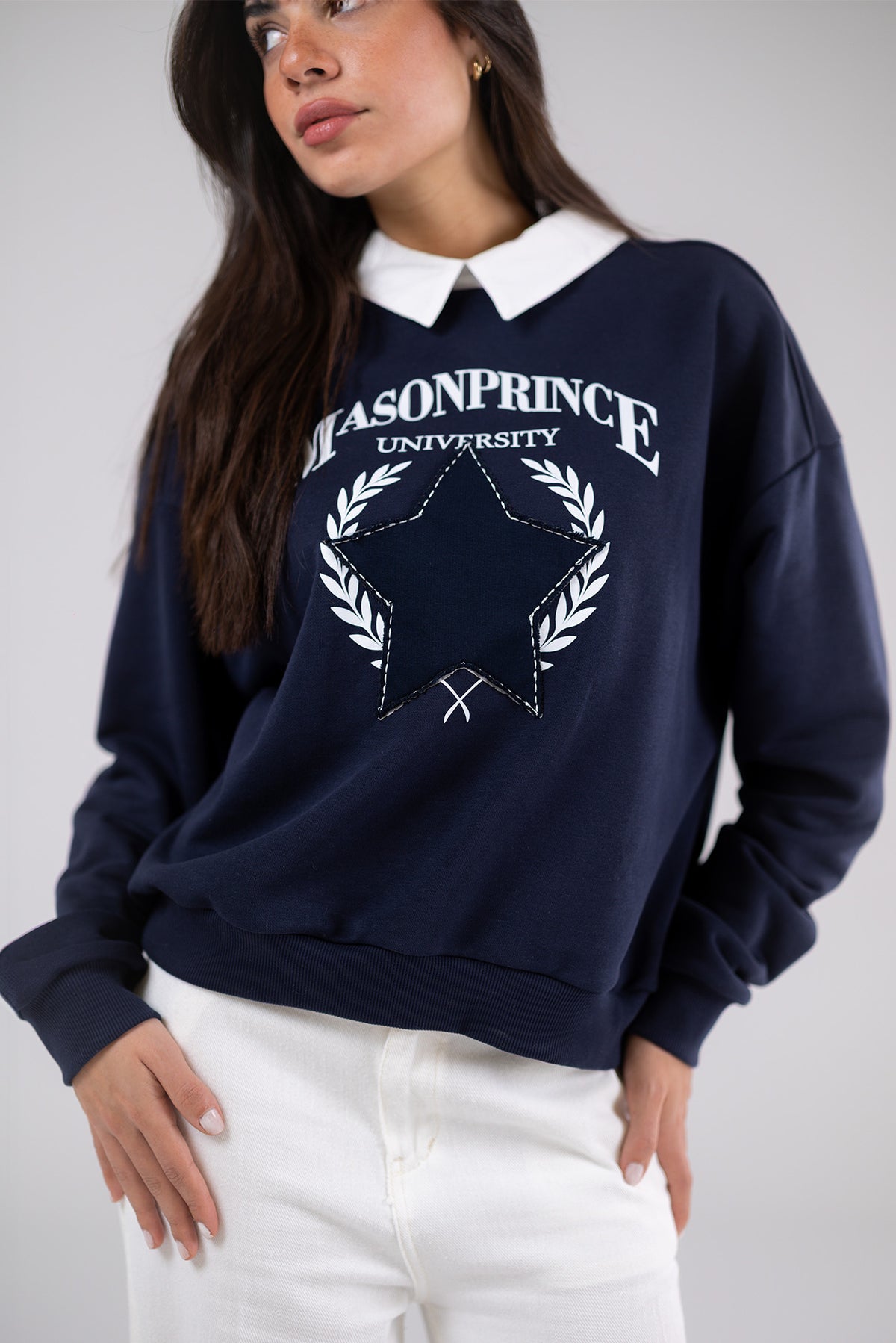 Stitched Sweater