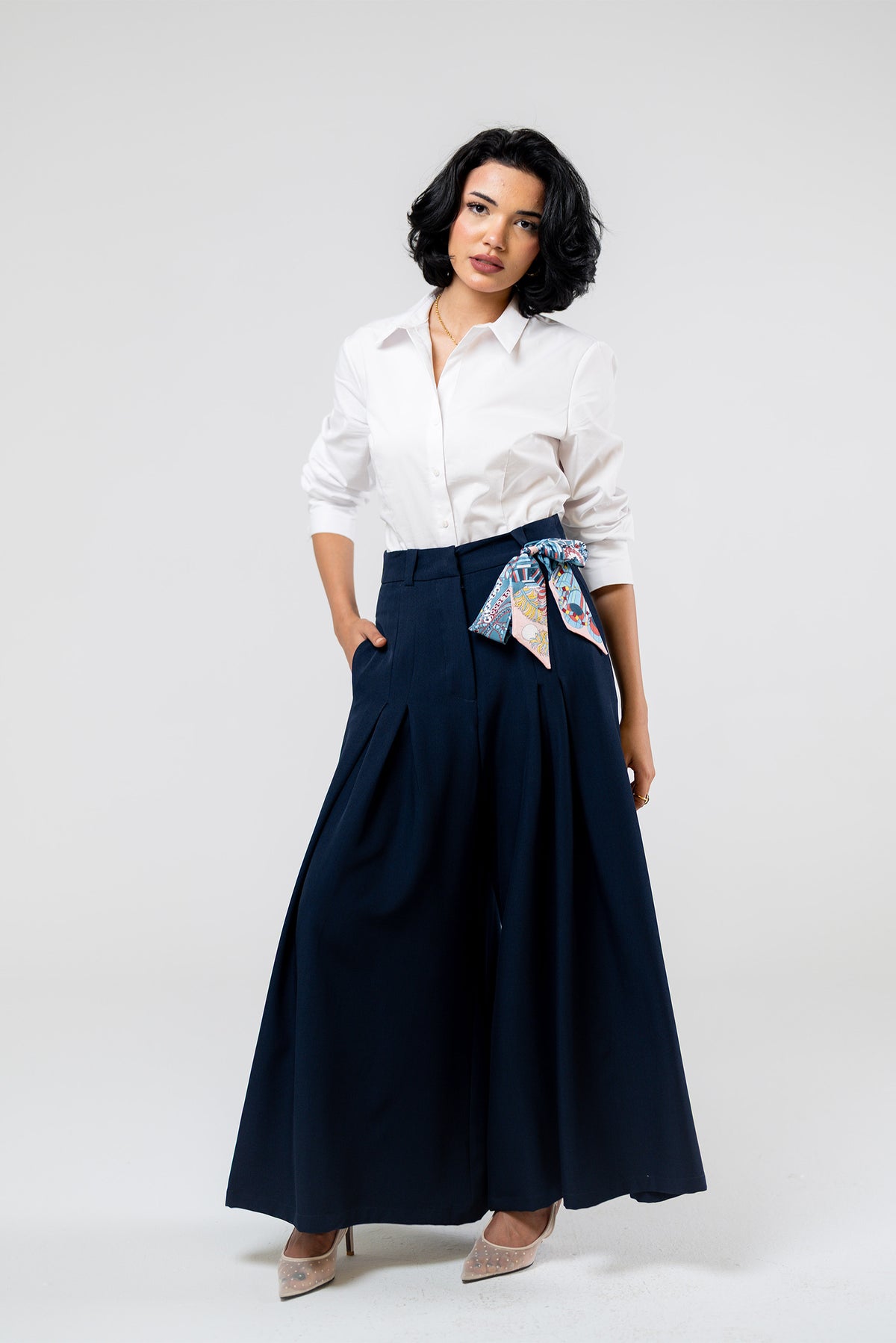 Super Wide-Leg Trousers