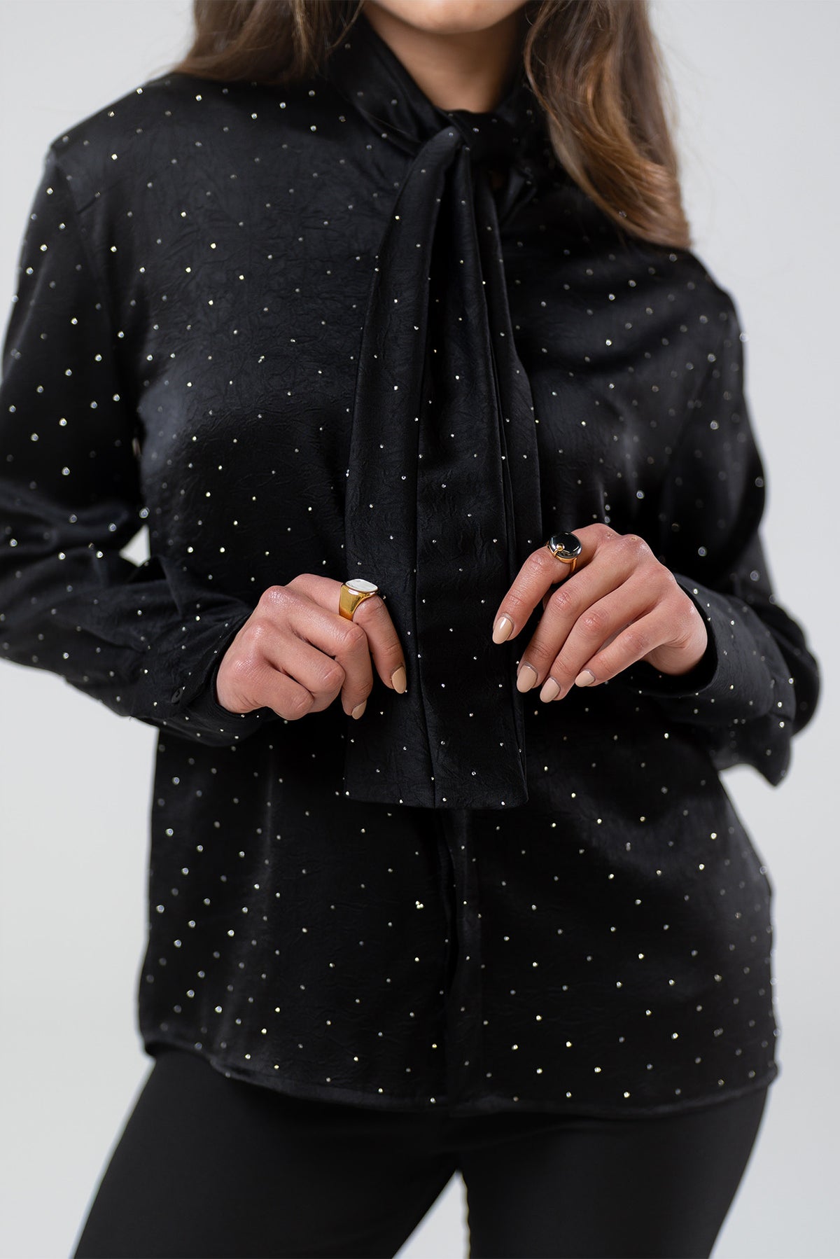 Tie-Neck Blouse