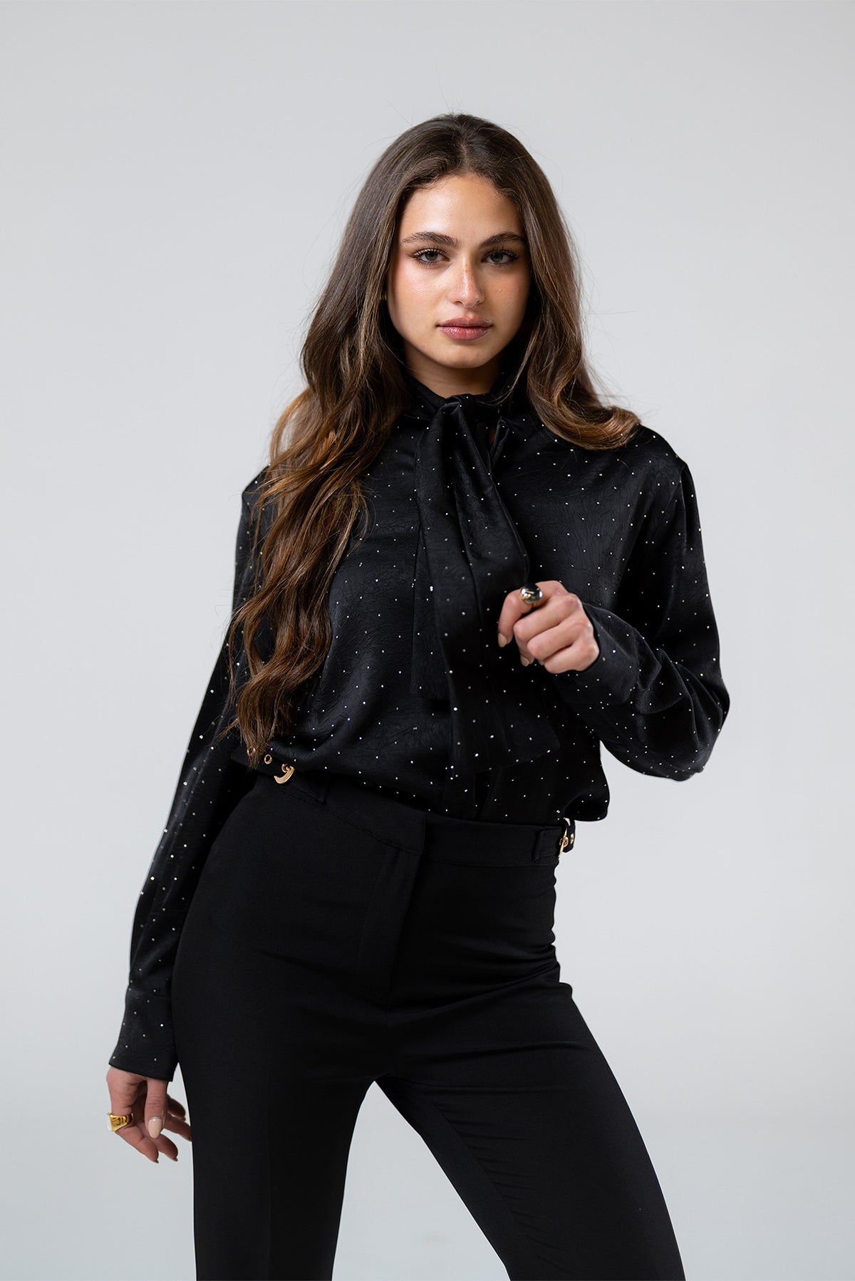 Tie-Neck Blouse