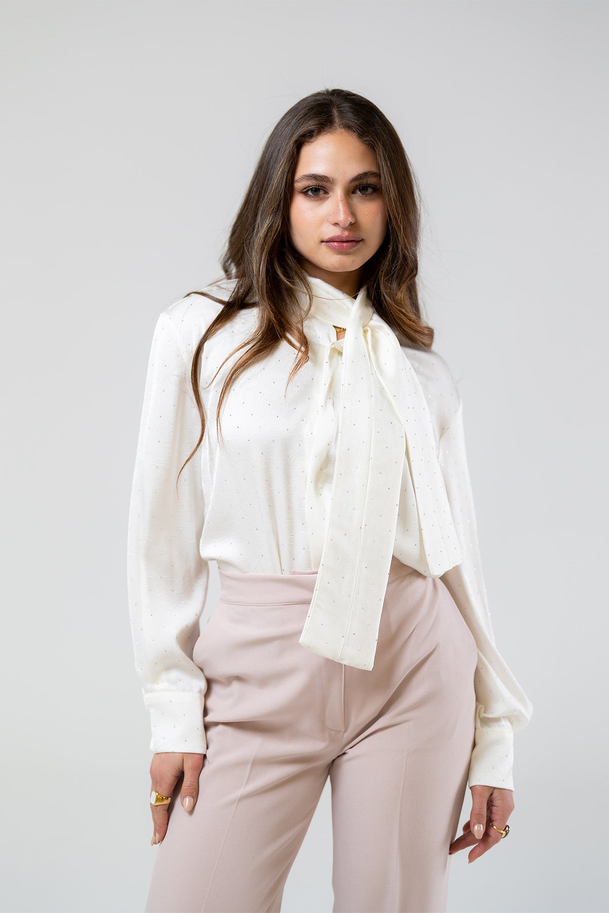 Tie-Neck Blouse