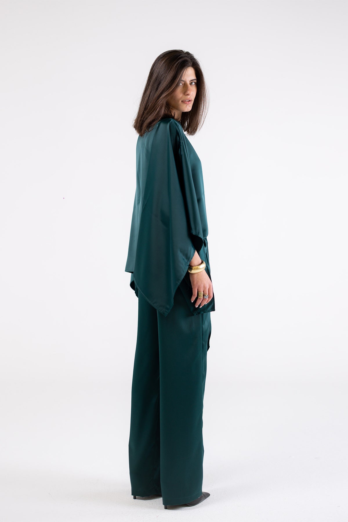 Satin Tie Pants