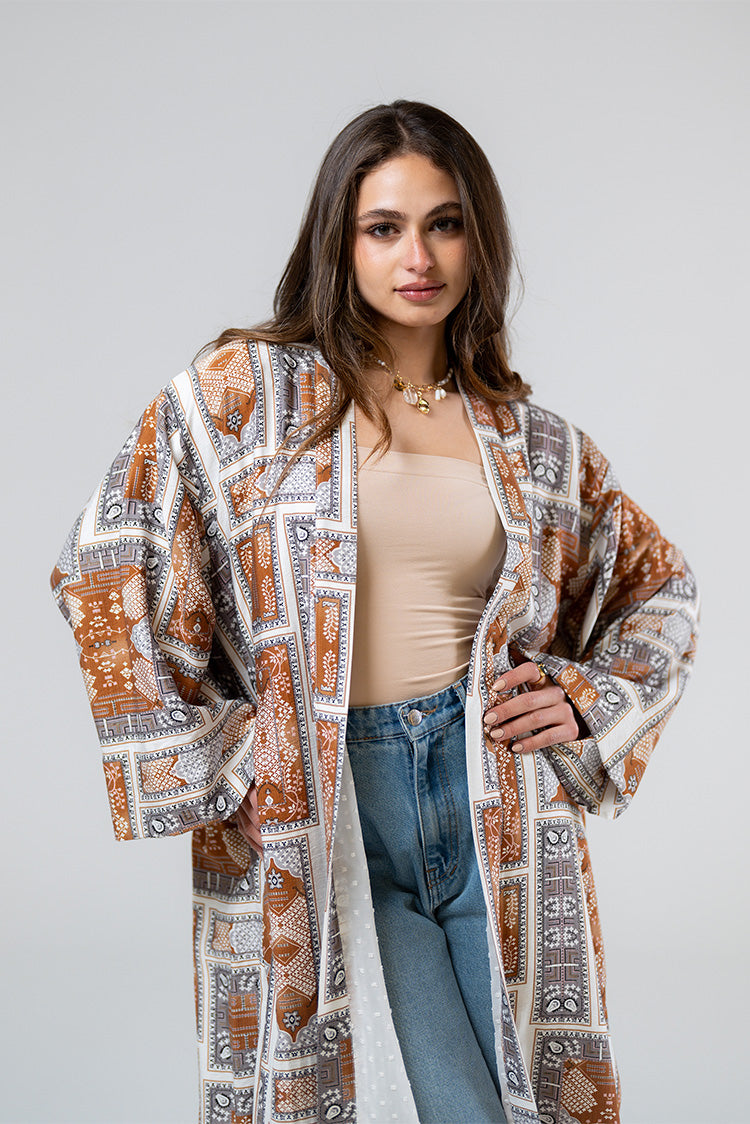 Printed Kimono