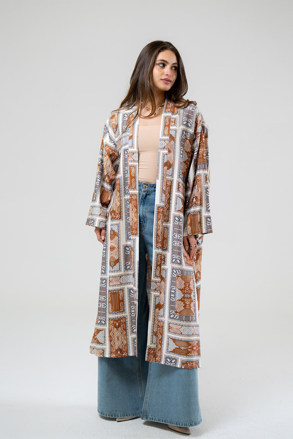 Printed Kimono