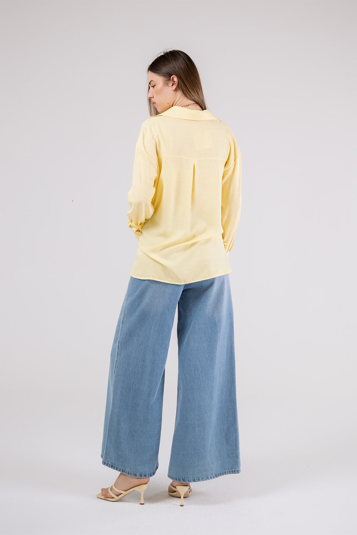 Long Sleeve Relaxed Blouse