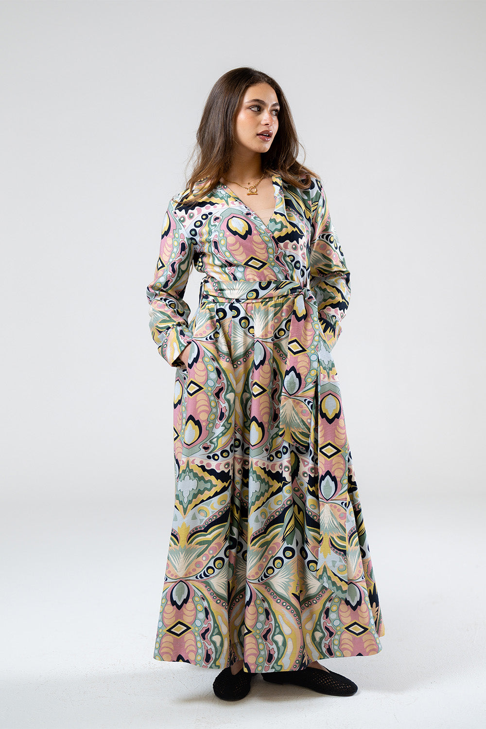 Maxi Wrap Dress
