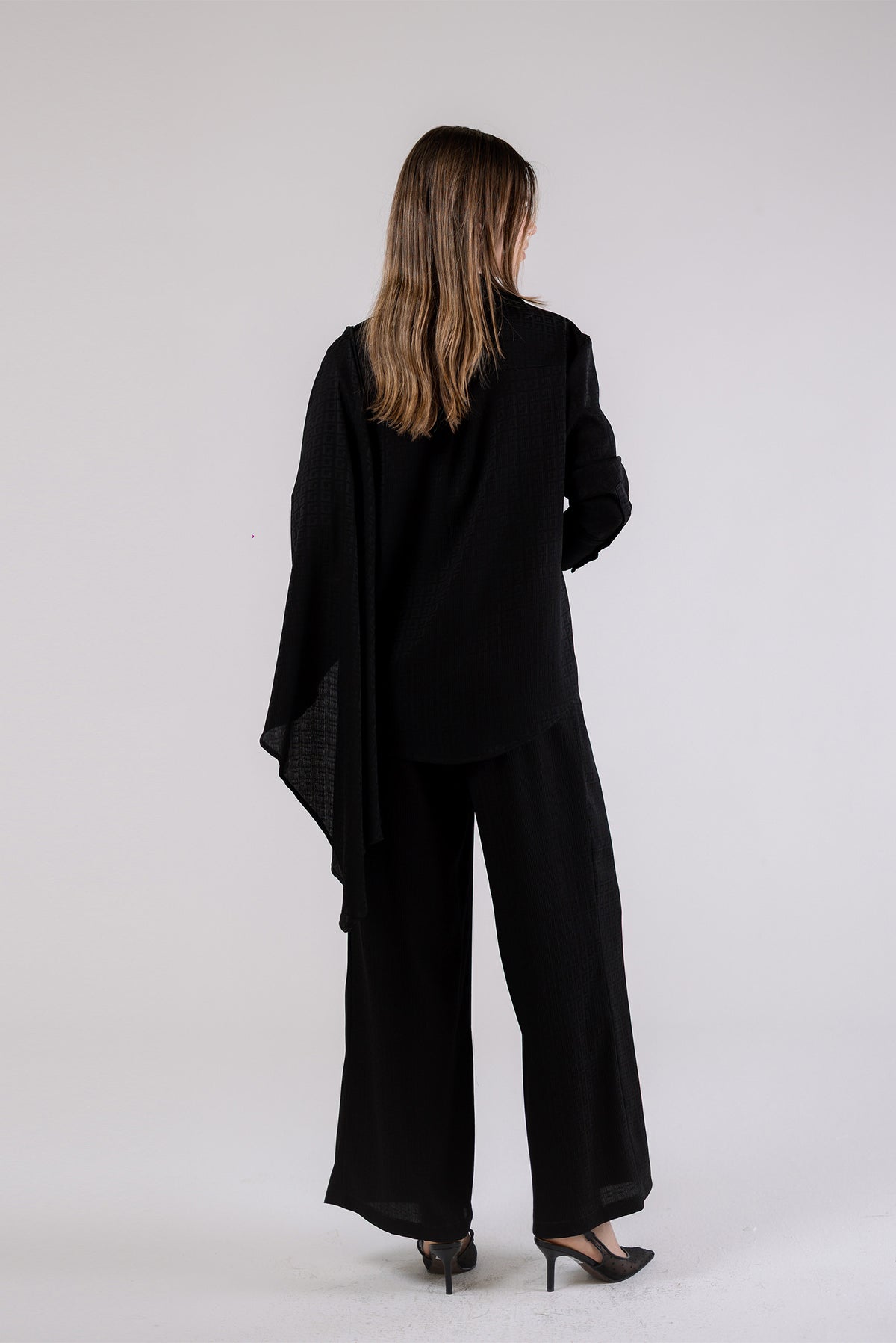 Wrap Satin Blouse