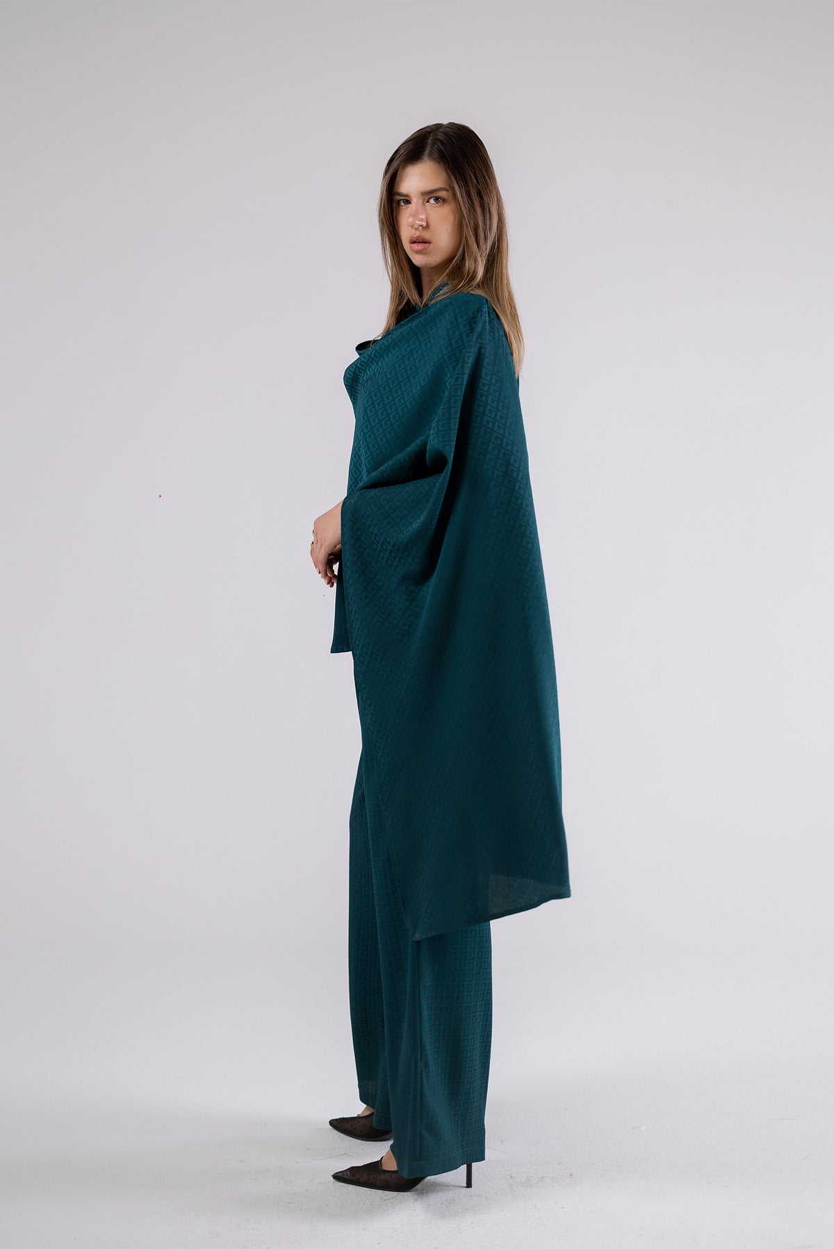 Wrap Satin Blouse