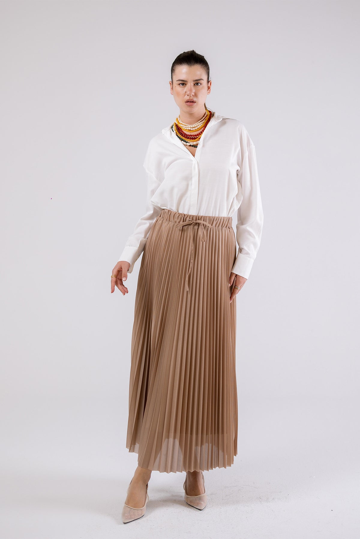 Soft Pleats Skirt