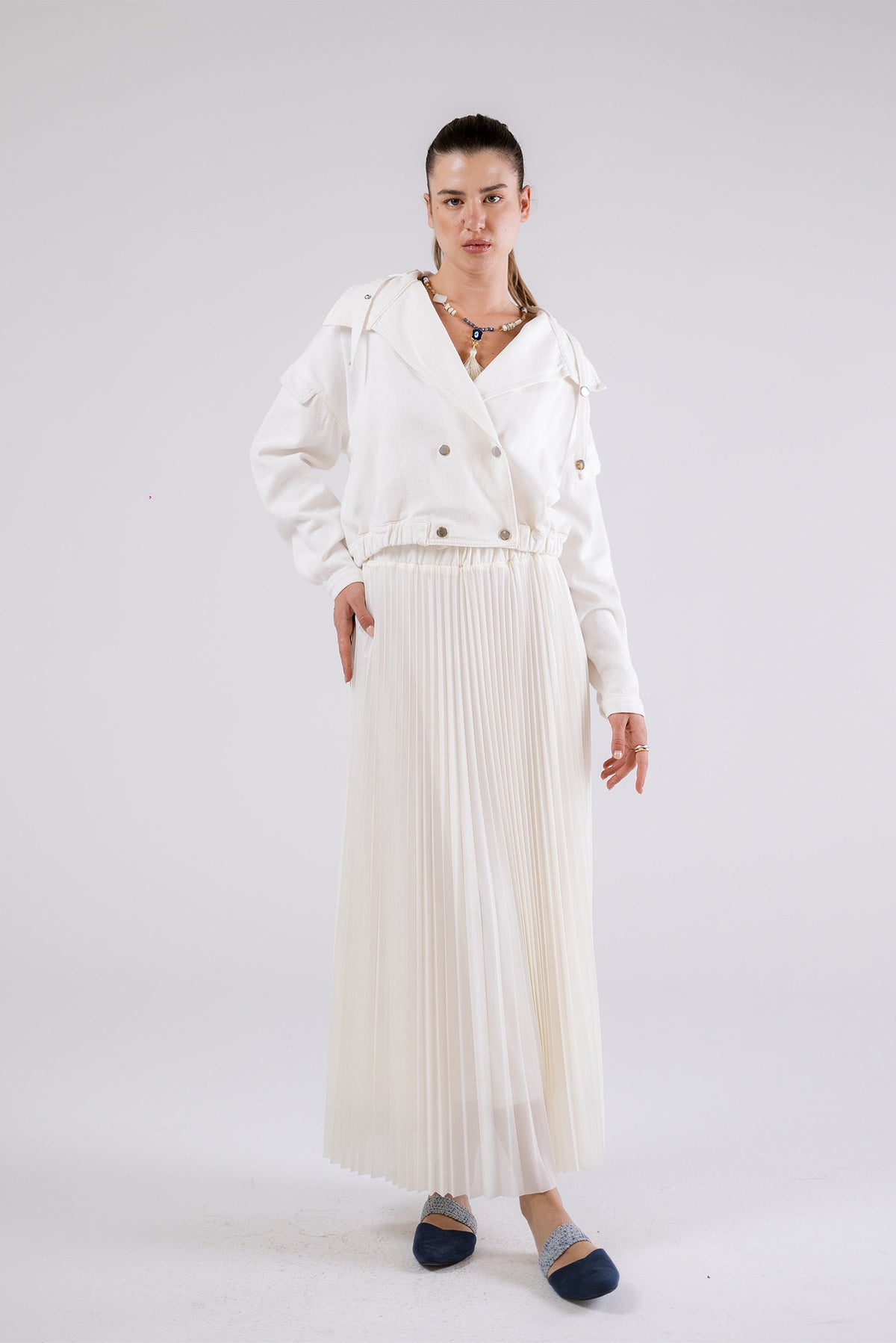 Soft Pleats Skirt