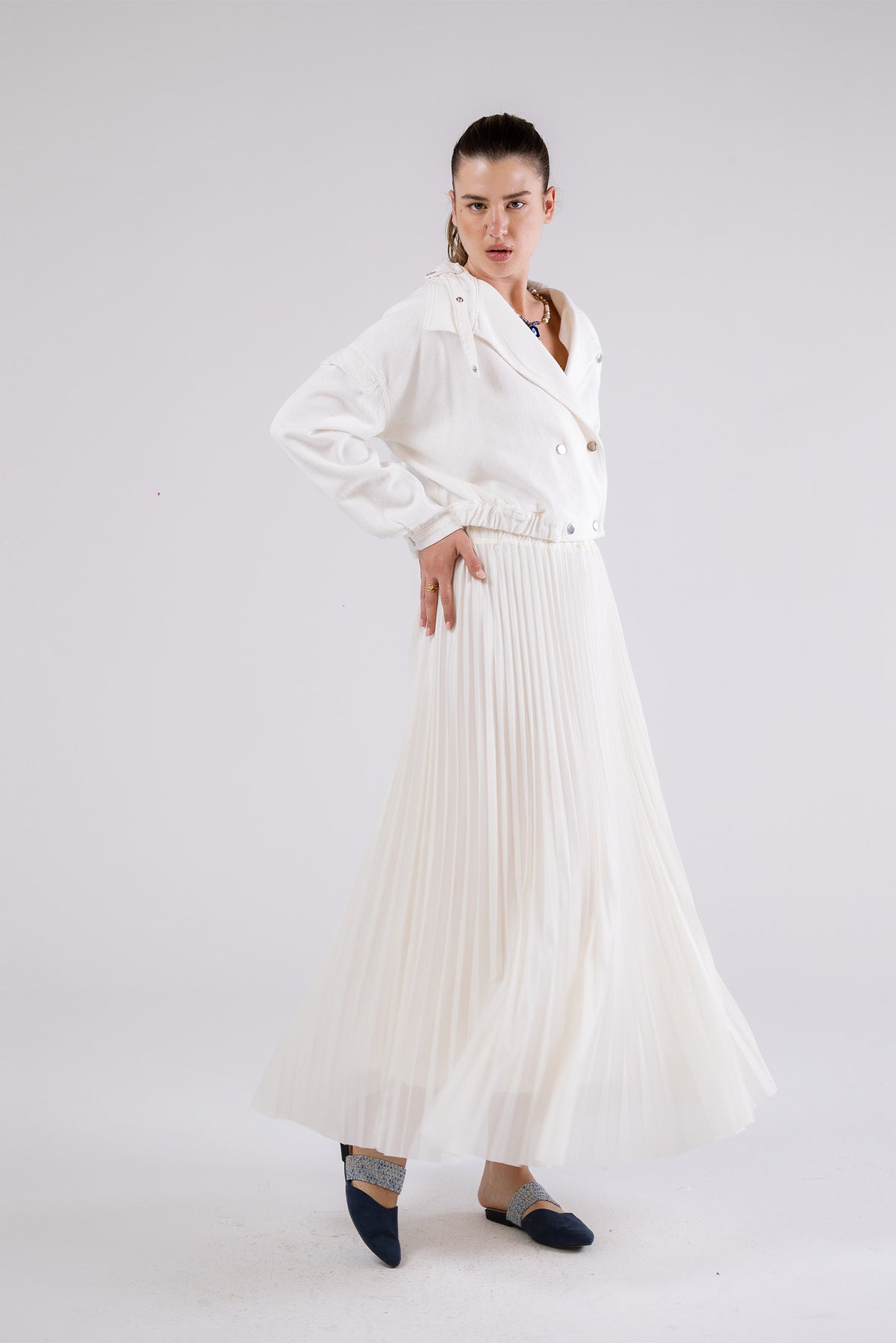 Soft Pleats Skirt