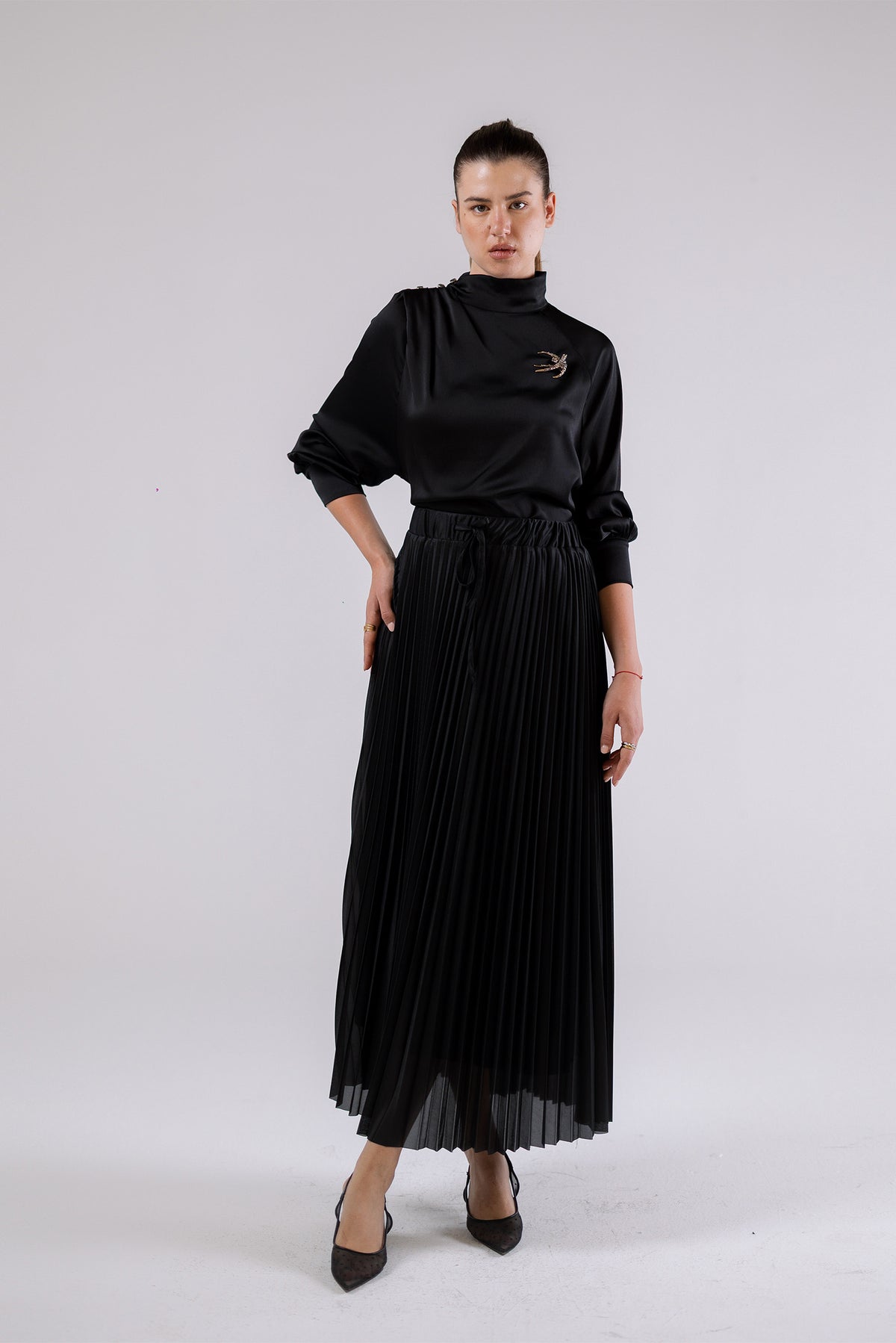 Soft Pleats Skirt