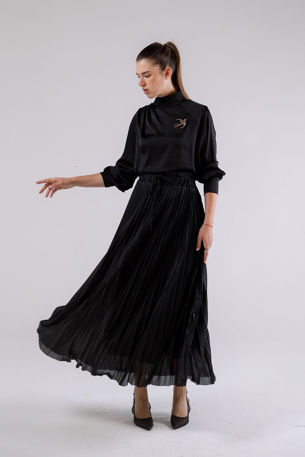 Soft Pleats Skirt