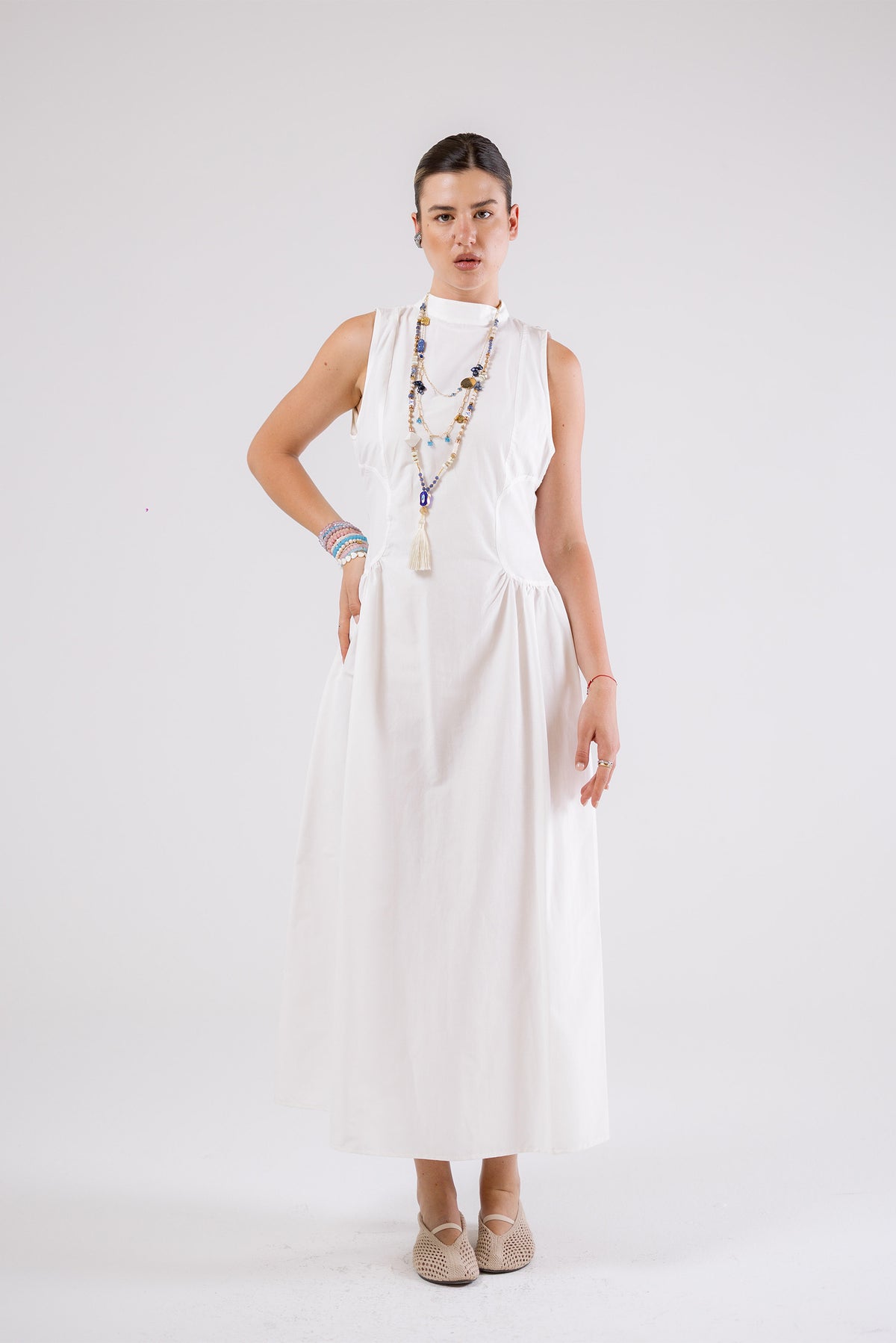 Sleeveless Midi Dress