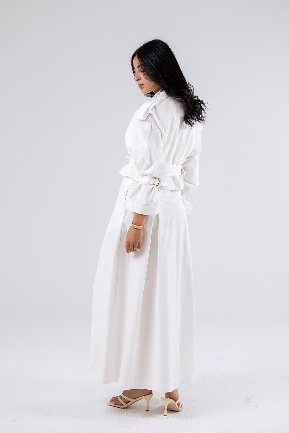 Belted Cropped Jacket