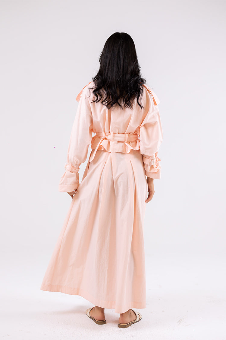 Belted Cropped Jacket