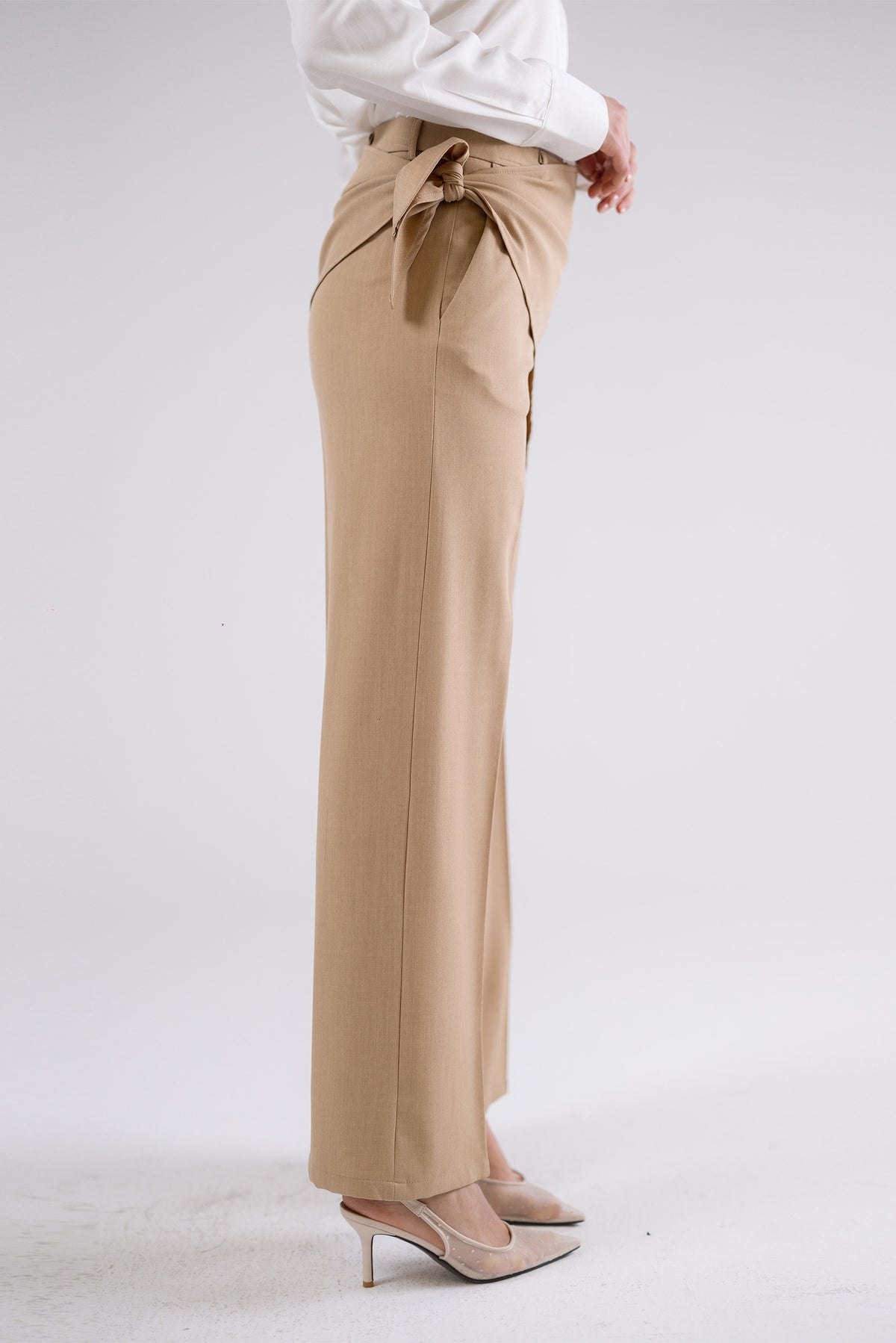 Full Length Wide Leg Trousers