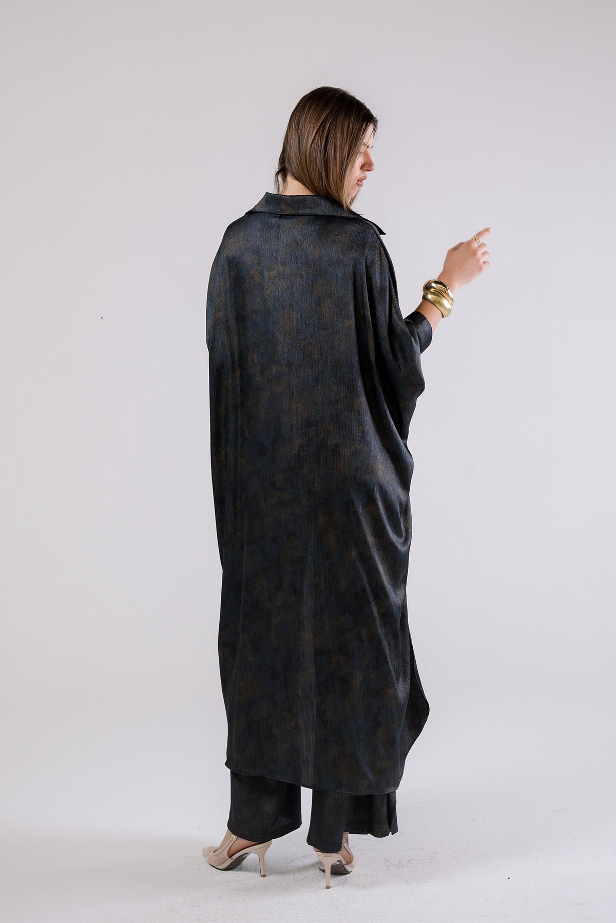 Wrap Satin Blouse