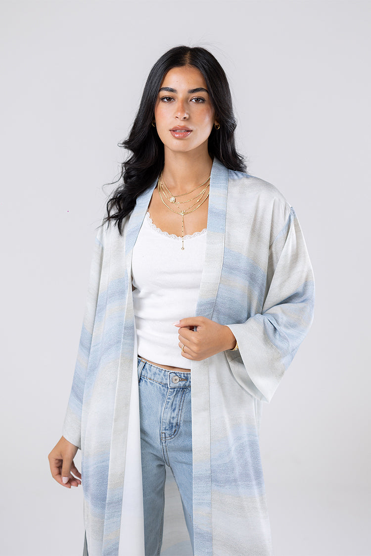 Ombre Striped Cardigan