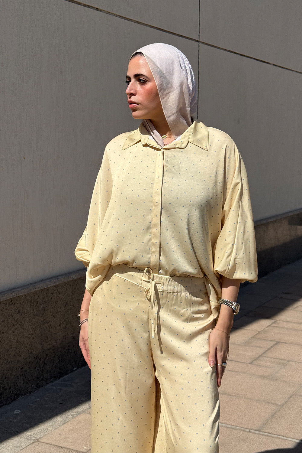 Butter Polka Wide Pants  Full-length