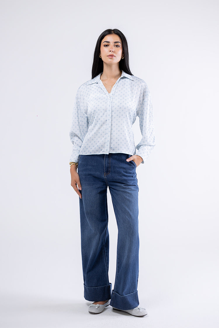 Wide Cuff Jeans