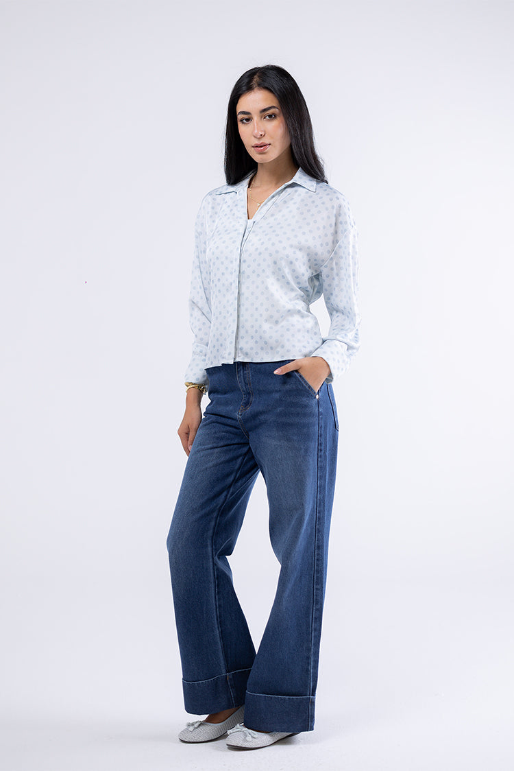 Wide Cuff Jeans