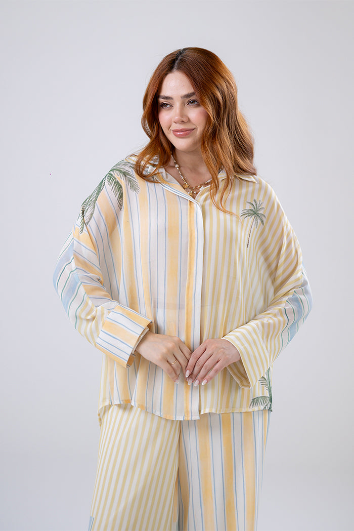 Palm Stripe Shirt