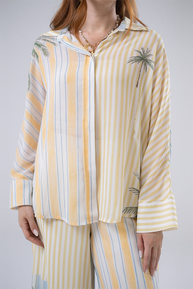 Palm Stripe Shirt
