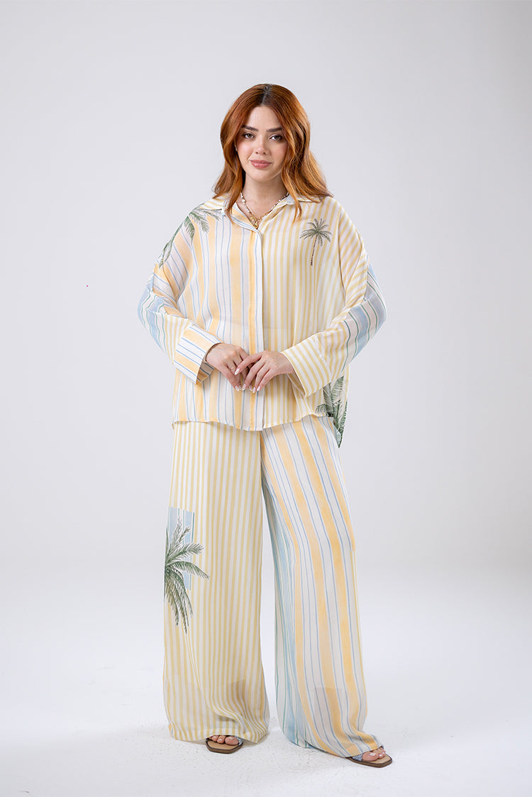 Palm Stripe Shirt