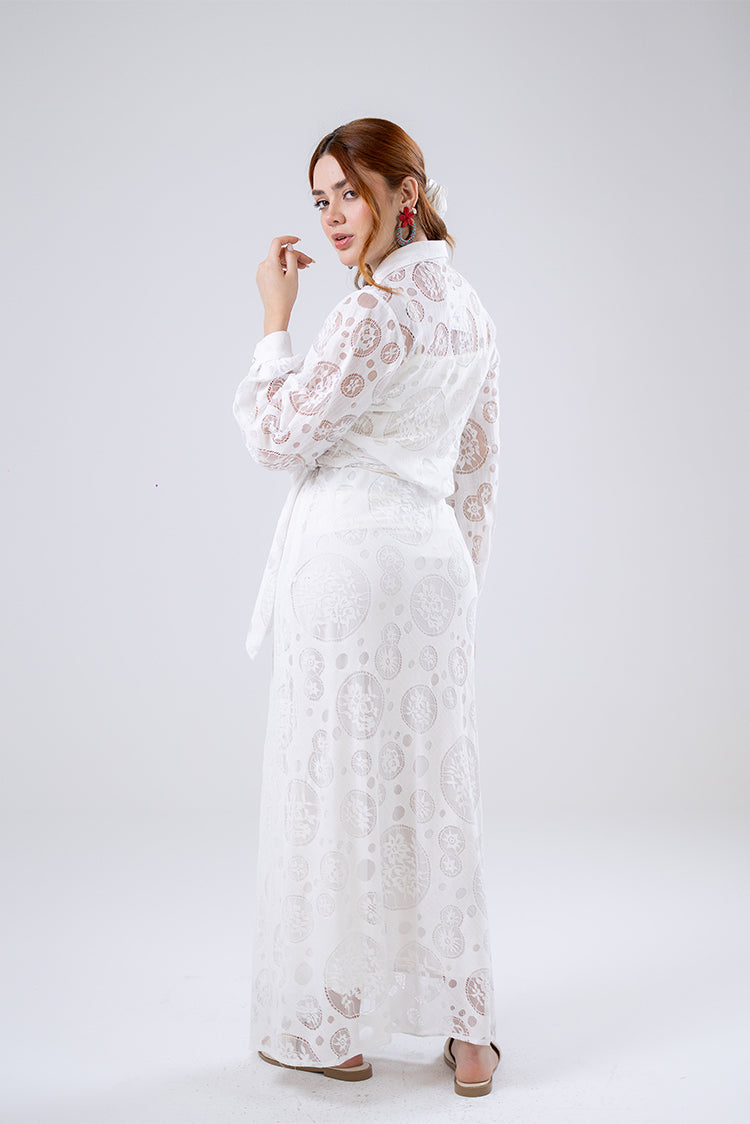 Lace Wrap Blouse