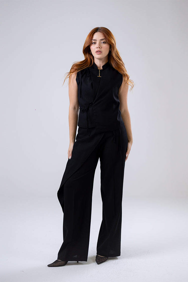 Tailored Ruffle Vest