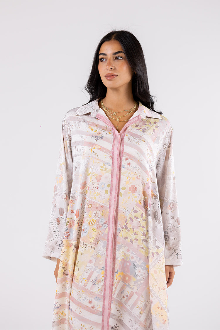 Pastel Patchwork Maxi  Dress