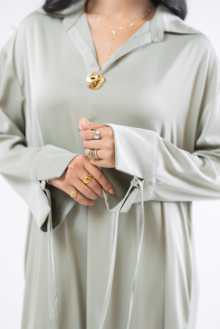 Collared Maxi Dress