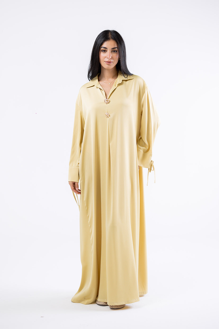 Collared Maxi Dress