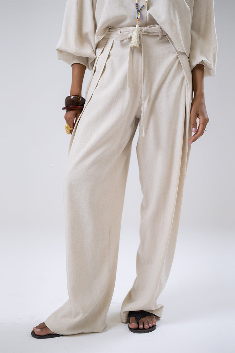 Relaxed Wide-Leg Pants